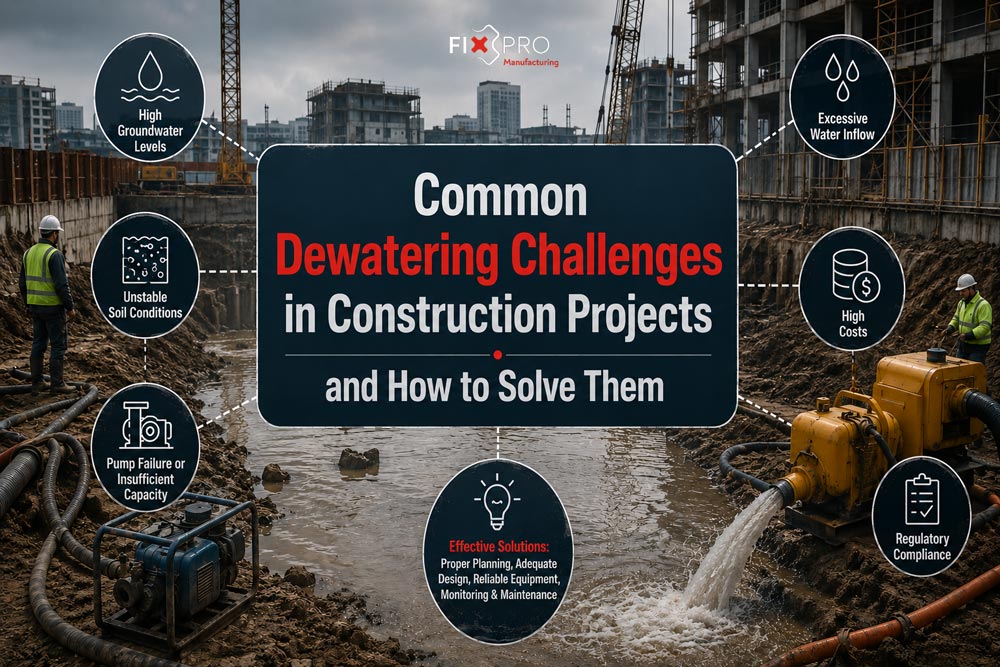 Common Dewatering Challenges in Construction Projects and How to Solve Them